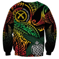 Vanuatu Indipendens Dei Sweatshirt Mix Traditional Sand Drawing LT7 - Polynesian Pride