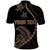 Custom Guam Polo Shirt Tribal Turtles Curves Style Brown LT7 - Polynesian Pride