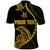 Custom Guam Polo Shirt Tribal Turtles Curves Style Gold LT7 - Polynesian Pride