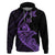 Custom Guam Hoodie Tribal Turtles Curves Style Purple LT7 Pullover Hoodie Purple - Polynesian Pride