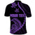 Custom Guam Polo Shirt Tribal Turtles Curves Style Purple LT7 - Polynesian Pride