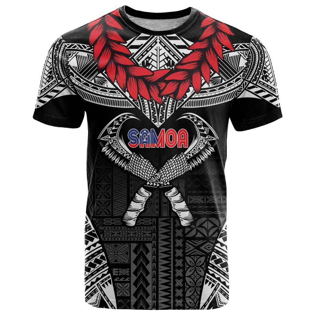 Personalized Talofa Samoa T Shirt Ulafala With Toa Nifo'oti - Black