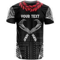 Personalized Talofa Samoa T Shirt Ulafala With Toa Nifo'oti - Black