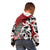 New Zealand Silver Fern Christmas Tree Kid Hoodie Meri Kirihimete - Polynesian Pride