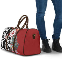 New Zealand Silver Fern Christmas Tree Travel Bag Meri Kirihimete - Polynesian Pride