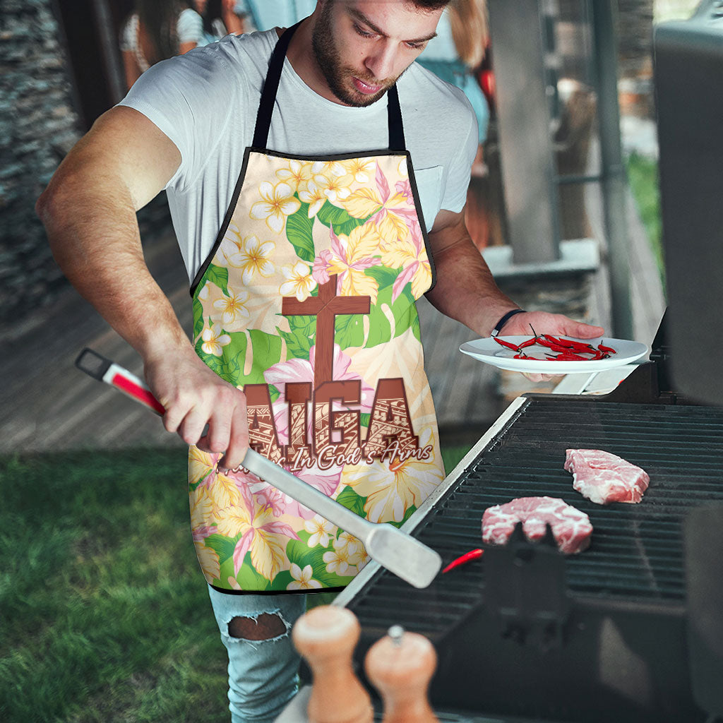 Samoa AIGA Floral Theme Apron Always In God's Arms