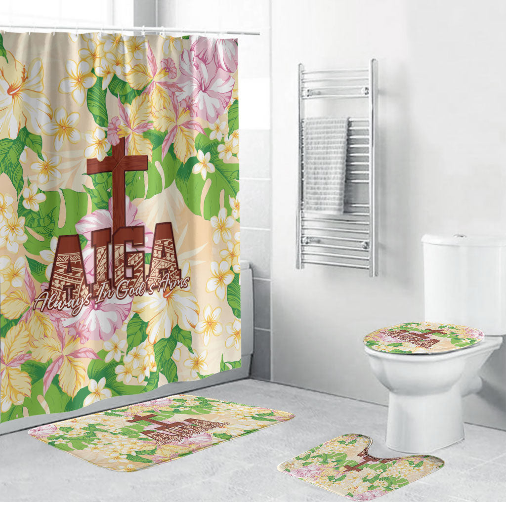 Samoa AIGA Floral Theme Bathroom Set Always In God's Arms