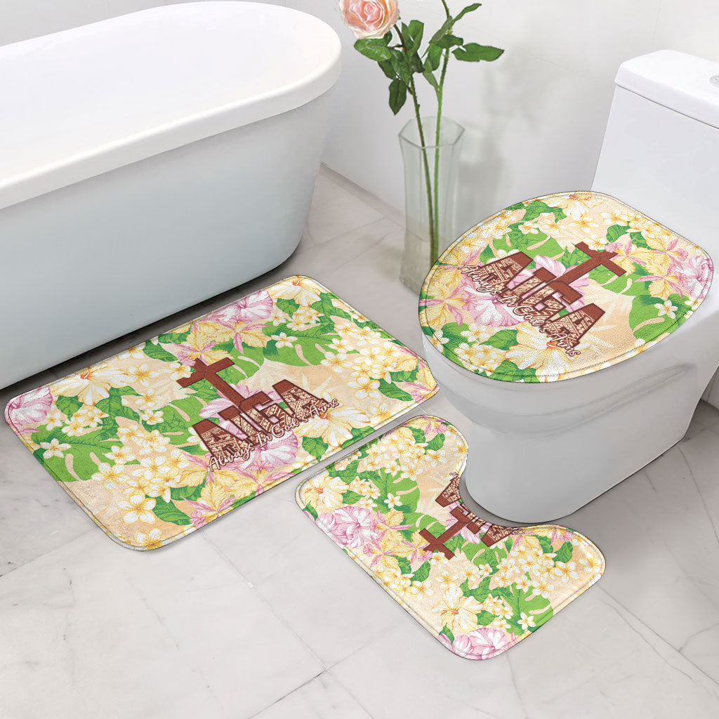 Samoa AIGA Floral Theme Bathroom Set Always In God's Arms