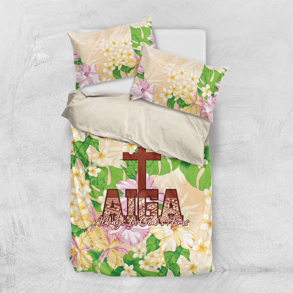 Samoa AIGA Floral Theme Bedding Set Always In God's Arms