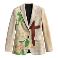 Samoa AIGA Floral Theme Blazer Always In God's Arms