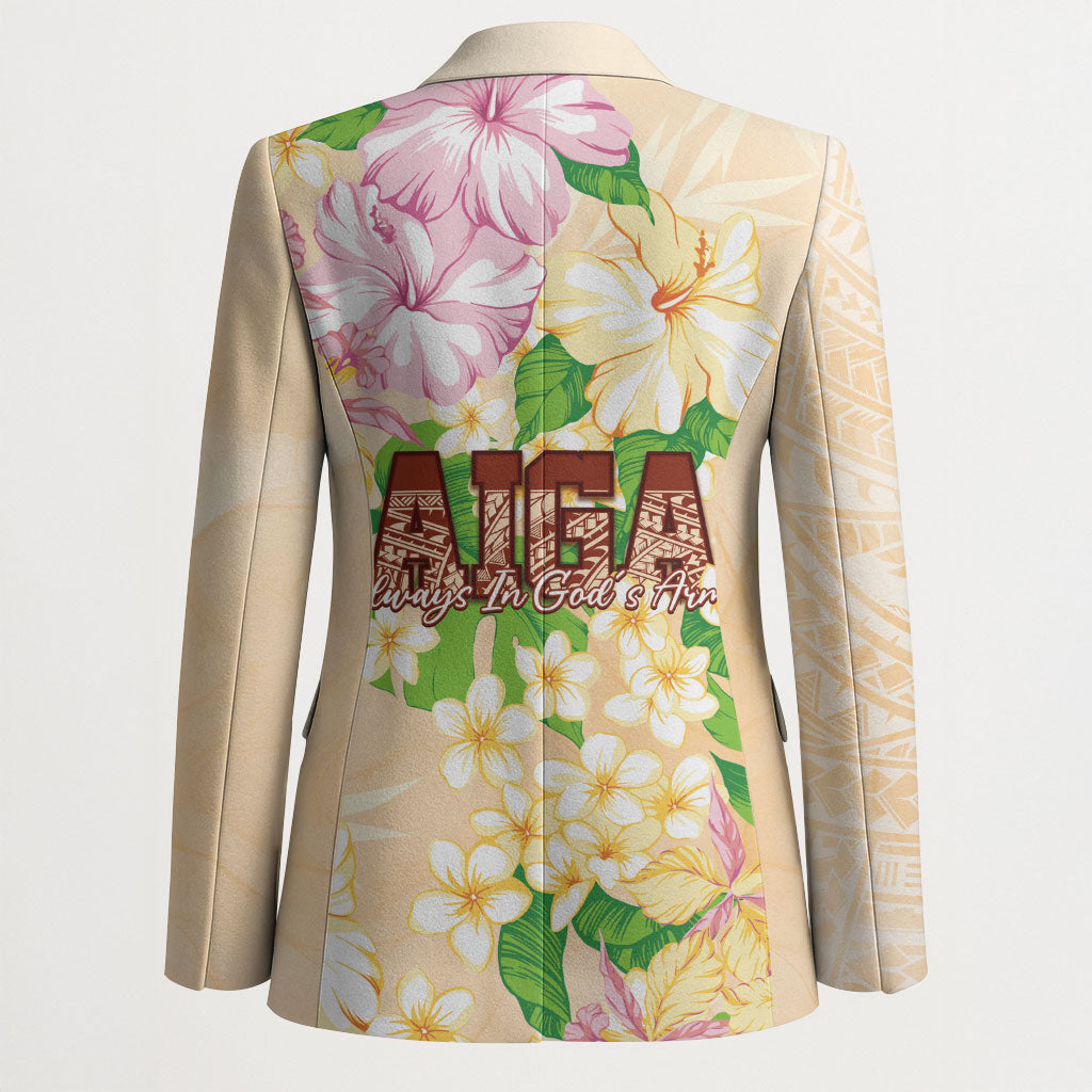 Samoa AIGA Floral Theme Blazer Always In God's Arms