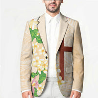Samoa AIGA Floral Theme Blazer Always In God's Arms