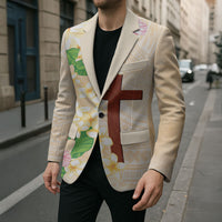 Samoa AIGA Floral Theme Blazer Always In God's Arms