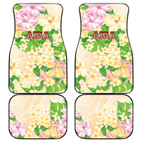 Samoa AIGA Floral Theme Car Mats Always In God's Arms