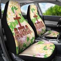Samoa AIGA Floral Theme Car Seat Cover Always In God's Arms