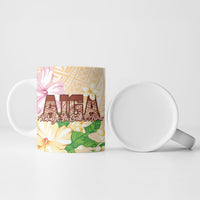 Samoa AIGA Floral Theme Ceramic Mug Always In God's Arms