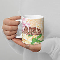 Samoa AIGA Floral Theme Ceramic Mug Always In God's Arms