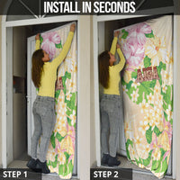 Samoa AIGA Floral Theme Door Cover Always In God's Arms