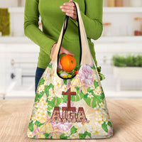 Samoa AIGA Floral Theme Grocery Bag Always In God's Arms