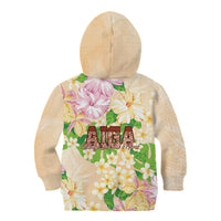 Samoa AIGA Floral Theme Kid Hoodie Always In God's Arms