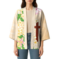 Samoa AIGA Floral Theme Kimono Always In God's Arms