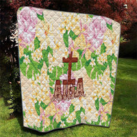 Samoa AIGA Floral Theme Quilt Always In God's Arms