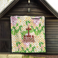 Samoa AIGA Floral Theme Quilt Always In God's Arms