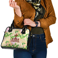 Samoa AIGA Floral Theme Shoulder Handbag Always In God's Arms