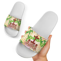 Samoa AIGA Floral Theme Slide Sandals Always In God's Arms