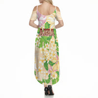 Samoa AIGA Floral Theme Summer Maxi Dress Always In God's Arms