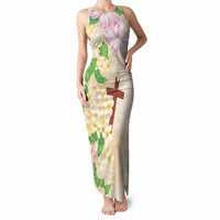 Samoa AIGA Floral Theme Tank Maxi Dress Always In God's Arms