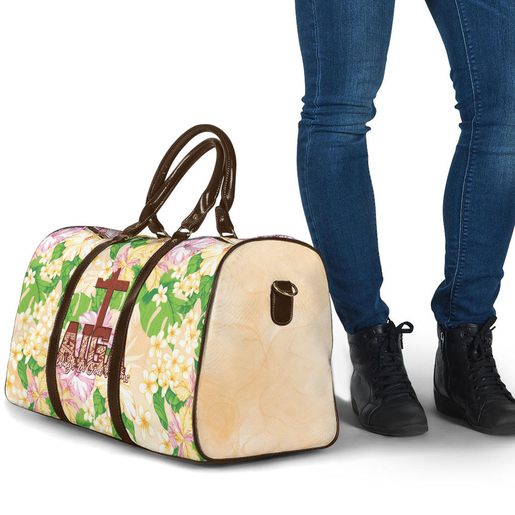 Samoa AIGA Floral Theme Travel Bag Always In God's Arms