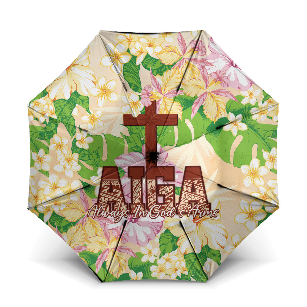 Samoa AIGA Floral Theme Umbrella Always In God's Arms
