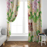 Samoa AIGA Floral Theme Window Curtain Always In God's Arms