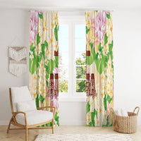 Samoa AIGA Floral Theme Window Curtain Always In God's Arms