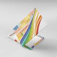 Pasifika Samoa Siapo Malu Tattoo Inspired Canvas Wall Art Fa'afafine Rainbow Theme