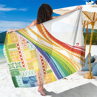 Pasifika Samoa Siapo Malu Tattoo Inspired Sarong Fa'afafine Rainbow Theme