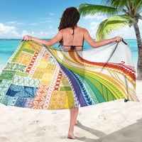 Pasifika Samoa Siapo Malu Tattoo Inspired Sarong Fa'afafine Rainbow Theme