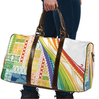 Pasifika Samoa Siapo Malu Tattoo Inspired Travel Bag Fa'afafine Rainbow Theme