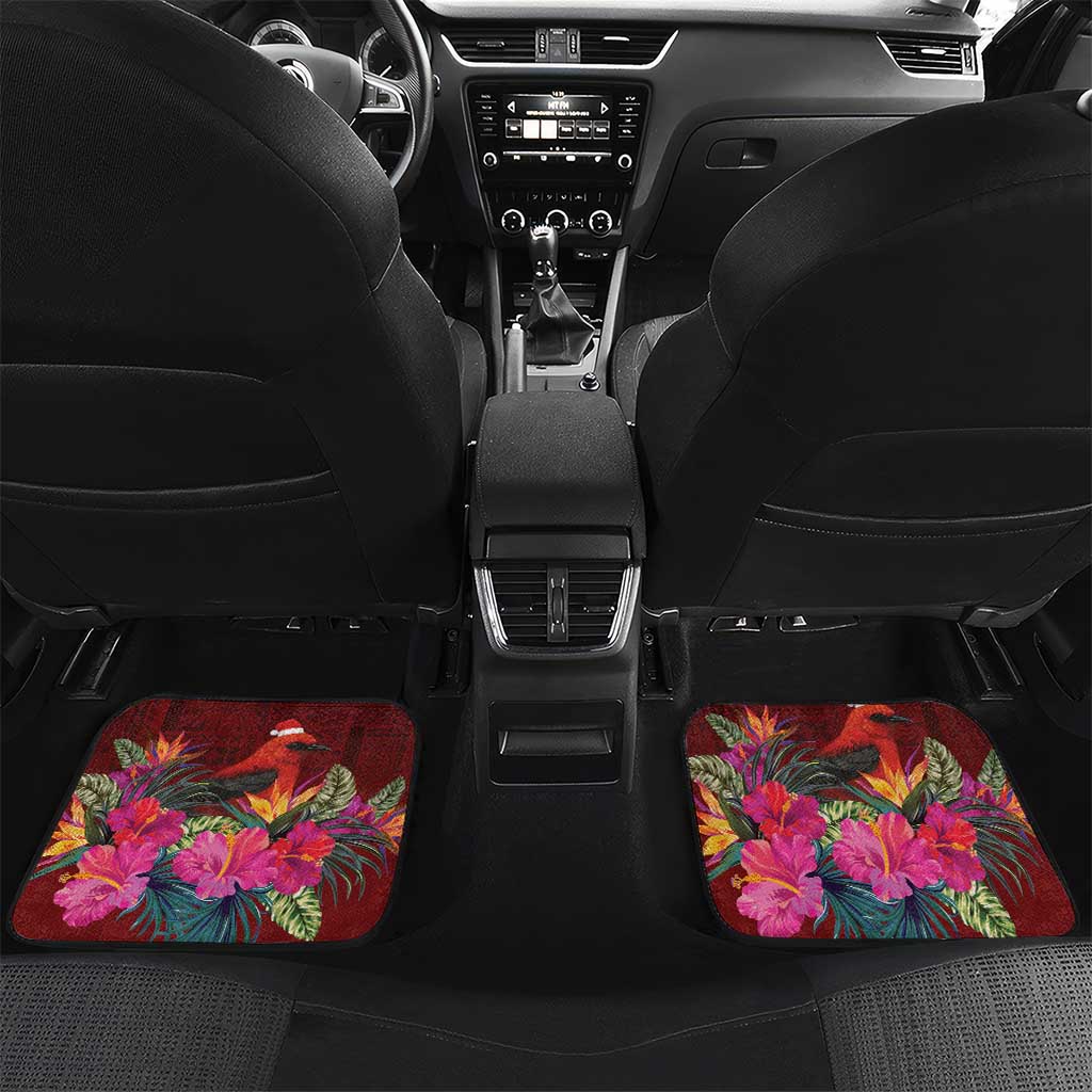 Personalized Samoa Meri Krisimasi Car Mats Segasegamau'u Mix Siapo