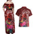 Personalized Samoa Meri Krisimasi Couples Matching Off Shoulder Maxi Dress and Hawaiian Shirt Segasegamau'u Mix Siapo