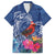 Personalized Samoa Christmas Hawaiian Shirt Cardinal Honeyeater Mix Siapo