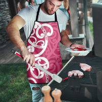 Breast Cancer Awareness Maori Apron Koru Kowhaiwhai - Polynesian Pride