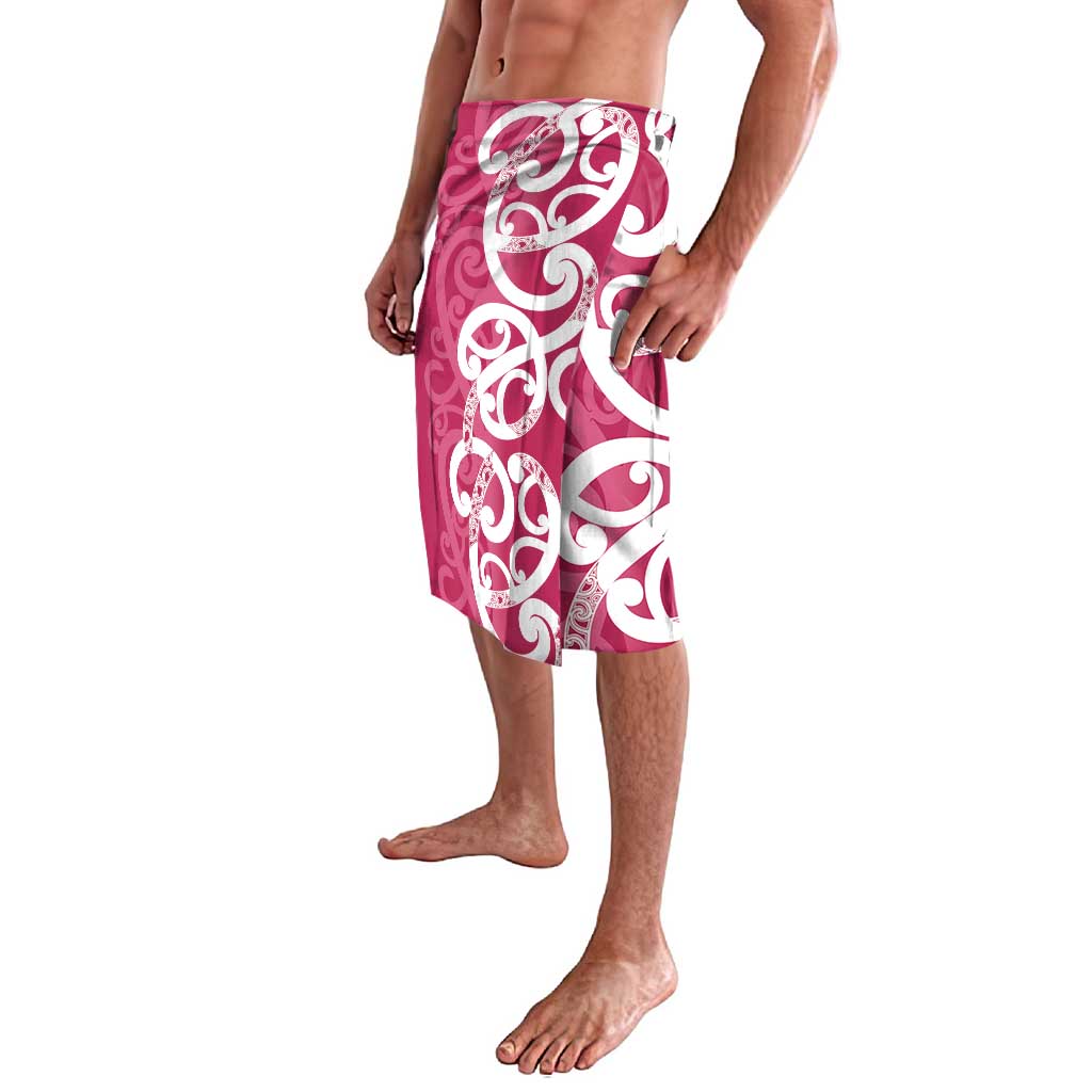 Breast Cancer Awareness Maori Lavalava Koru Kowhaiwhai - Polynesian Pride