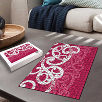 Breast Cancer Awareness Maori Puzzle Koru Kowhaiwhai - Polynesian Pride