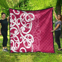 Breast Cancer Awareness Maori Quilt Koru Kowhaiwhai - Polynesian Pride