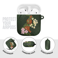 Aloha Hawaii Ipu Gourd Mix Maile Lei AirPods Case Sage Green LT7 - Polynesian Pride