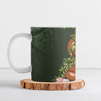 Aloha Hawaii Ipu Gourd Mix Maile Lei Ceramic Mug Sage Green LT7 Sage Green - Polynesian Pride