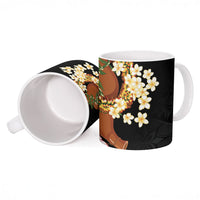 Aloha Hawaii Ipu Gourd Mix ʻĀkulikuli Lei Ceramic Mug Obsidian Black LT7 - Polynesian Pride