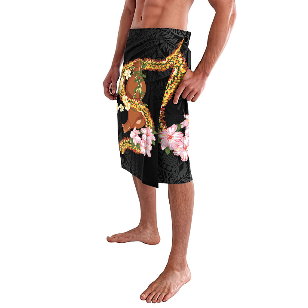 Aloha Hawaii Ipu Gourd Mix ʻĀkulikuli Lei Lavalava Obsidian Black LT7 - Polynesian Pride